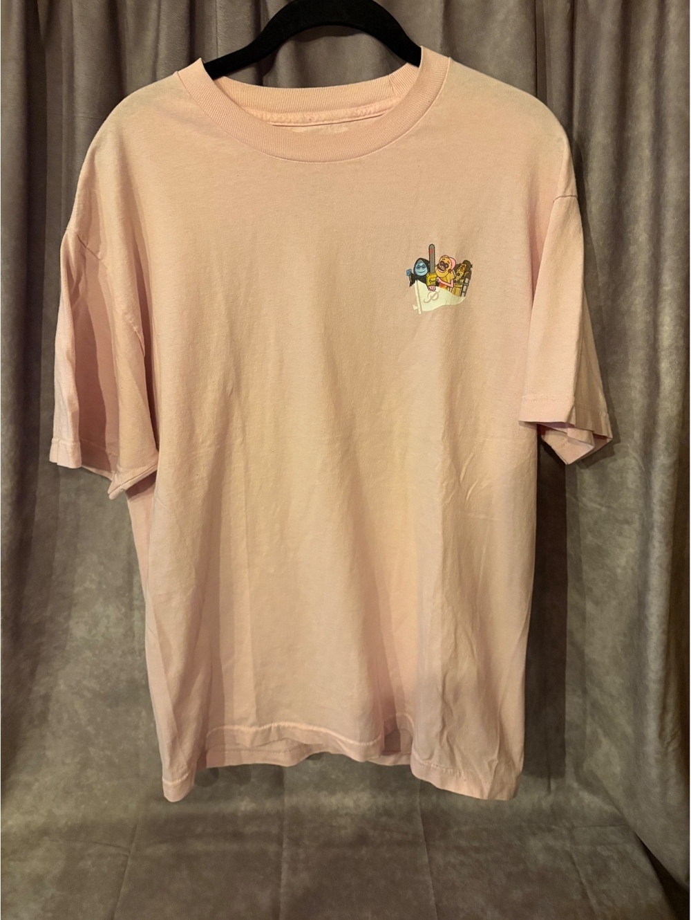Primitive Skateboarding Cereal Killers Pink Graphic T Shirt Mens XL Cotton